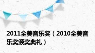 2011全美音乐奖（2010全美音乐奖颁奖典礼）