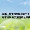 湖南一施工路段挖出超三千斤石龟 专家建议:对其进行原址保护