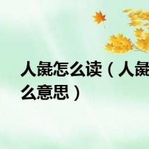 人彘怎么读（人彘是什么意思）
