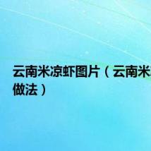 云南米凉虾图片（云南米凉虾的做法）