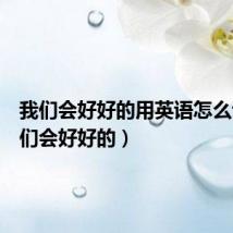 我们会好好的用英语怎么说(我们会好好的)