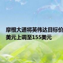 摩根大通将英伟达目标价从115美元上调至155美元