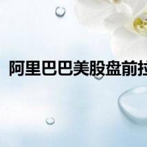 阿里巴巴美股盘前拉升
