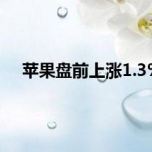 苹果盘前上涨1.3%