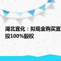 湖北宜化:拟现金购买宜昌新发投100%股权
