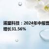 遥望科技：2024年中报营收同比增长31.56%