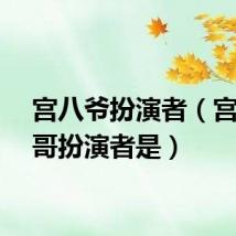 宫八爷扮演者(宫八阿哥扮演者是)