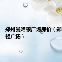 郑州曼哈顿广场房价(郑州曼哈顿广场)