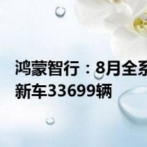 鸿蒙智行：8月全系交付新车33699辆