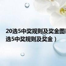 20选5中奖规则及奖金图表(20选5中奖规则及奖金)