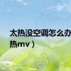 太热没空调怎么办（太热mv）