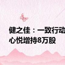 健之佳:一致行动人蓝心悦增持8万股