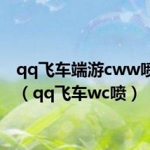 qq飞车端游cww喷教学(qq飞车wc喷)