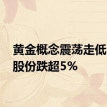黄金概念震荡走低 玉龙股份跌超5%