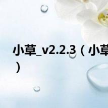 小草_v2.2.3(小草外挂)