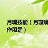 月魂技能（月璇魂珠的作用是）