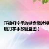正确打字手放键盘图片视频（正确打字手放键盘图）