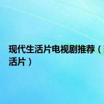 现代生活片电视剧推荐（现代生活片）