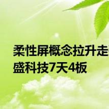 柔性屏概念拉升走强 凯盛科技7天4板