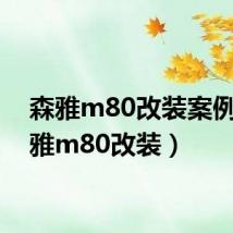 森雅m80改装案例(森雅m80改装)