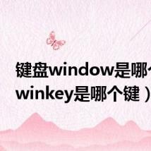 键盘window是哪个键(winkey是哪个键)