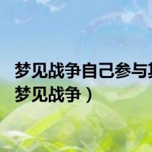 梦见战争自己参与其中（梦见战争）
