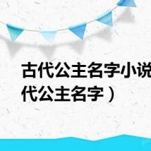古代公主名字小说（古代公主名字）