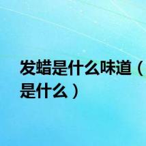 发蜡是什么味道（发蜡是什么）