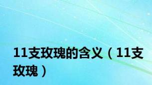 11支玫瑰的含义（11支玫瑰）