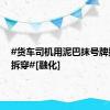 #货车司机用泥巴抹号牌掩护被拆穿#[融化]