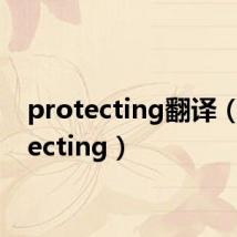 protecting翻译(protecting)