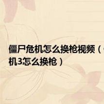 僵尸危机怎么换枪视频(僵尸危机3怎么换枪)