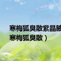 寒梅狐臭散紫晶腋露(寒梅狐臭散)