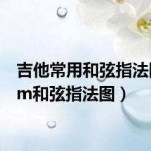 吉他常用和弦指法图(am和弦指法图)