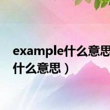 example什么意思(ex什么意思)