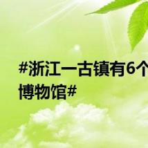 #浙江一古镇有6个乡村博物馆#