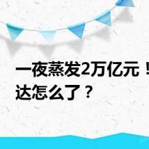 一夜蒸发2万亿元！英伟达怎么了？