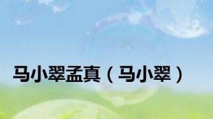 马小翠孟真（马小翠）