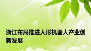 浙江布局推进人形机器人产业创新发展