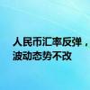 人民币汇率反弹，双向波动态势不改