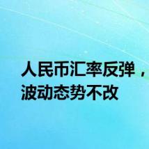 人民币汇率反弹，双向波动态势不改