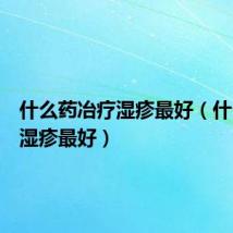 什么药冶疗湿疹最好(什么药治湿疹最好)