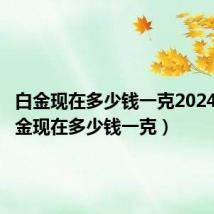 白金现在多少钱一克2024年(白金现在多少钱一克)