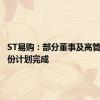 ST易购：部分董事及高管增持股份计划完成