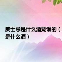 威士忌是什么酒蒸馏的（威士忌是什么酒）