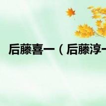 后藤喜一（后藤淳一）