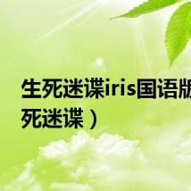 生死迷谍iris国语版(生死迷谍)