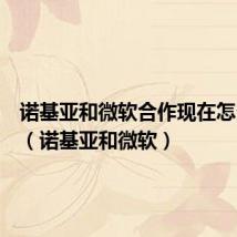 诺基亚和微软合作现在怎么样了(诺基亚和微软)