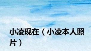 小凌现在（小凌本人照片）