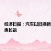 经济日报：汽车以旧换新利当前惠长远